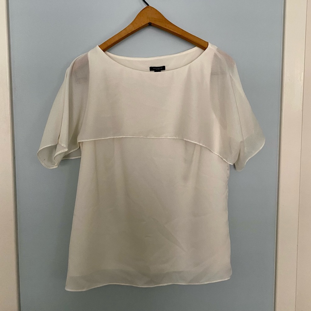 Ann Taylor lined blouse, size medium